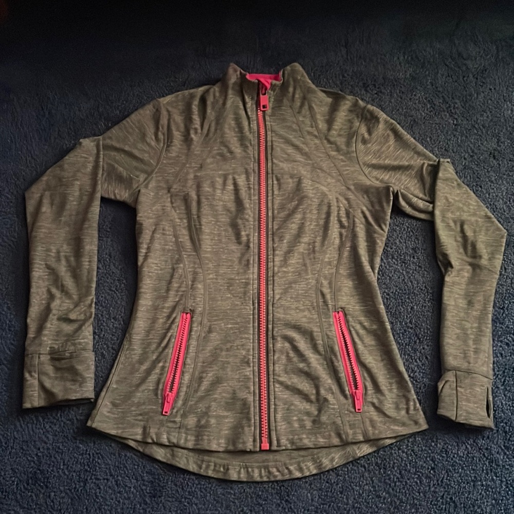 Grey Lululemon size 8 Zip Up Jacket